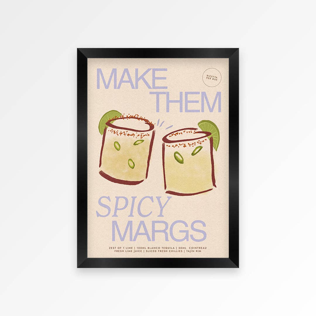 Spicy Marg Print - KOLAB by Makers Quarter