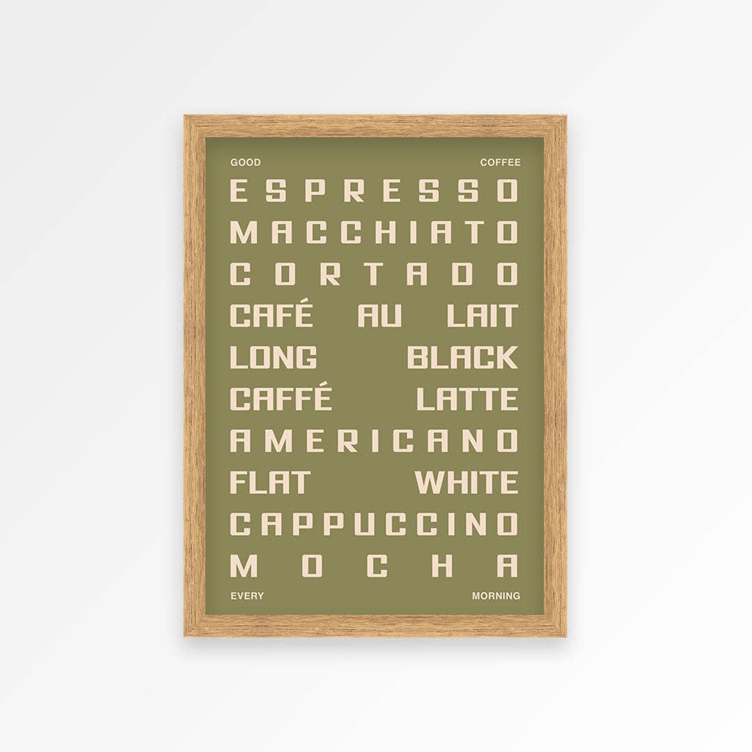 Coffee Guide Print - KOLAB by Makers Quarter