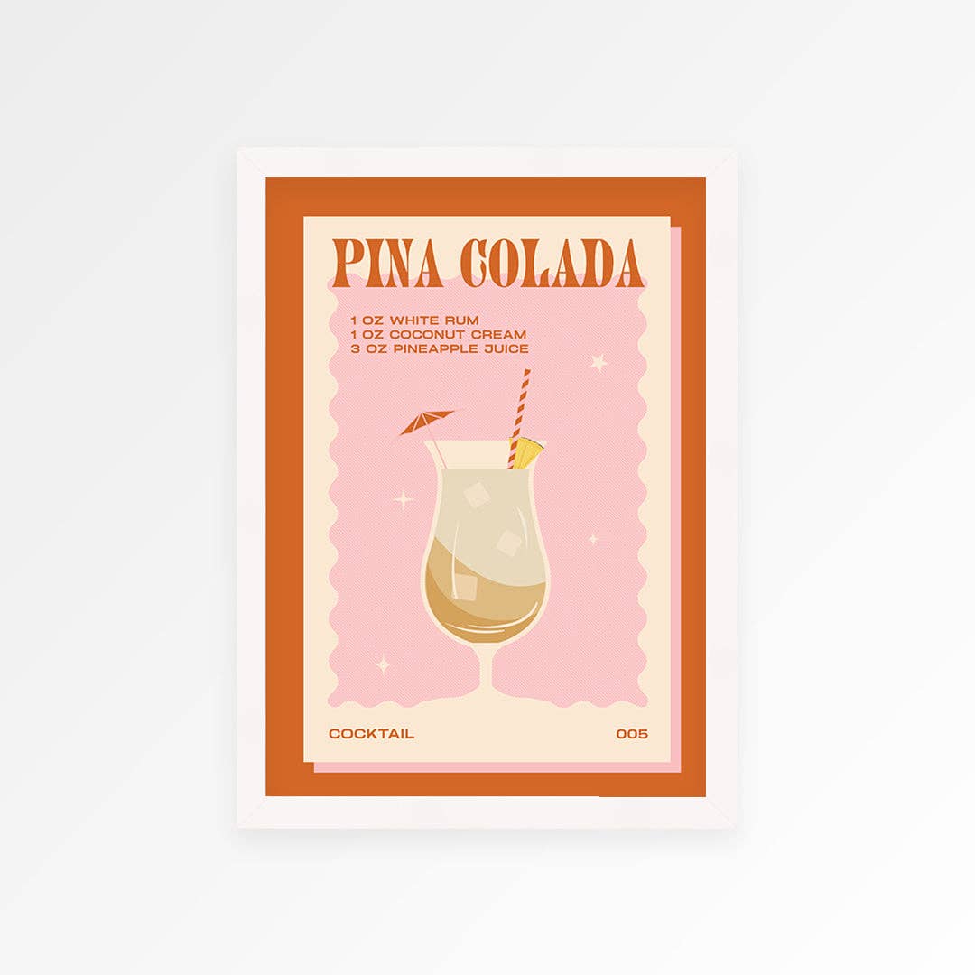 Pina Colada Print - KOLAB by Makers Quarter