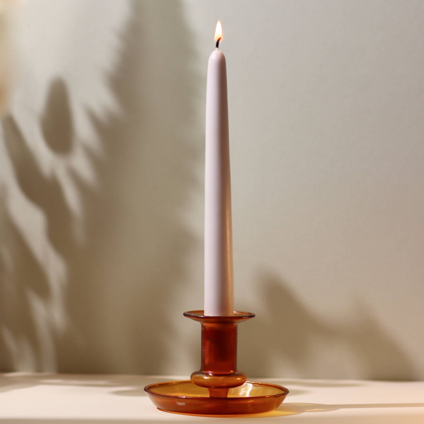 Soft Pastel Tones Beeswax & Soy Blend Thick Taper Candles