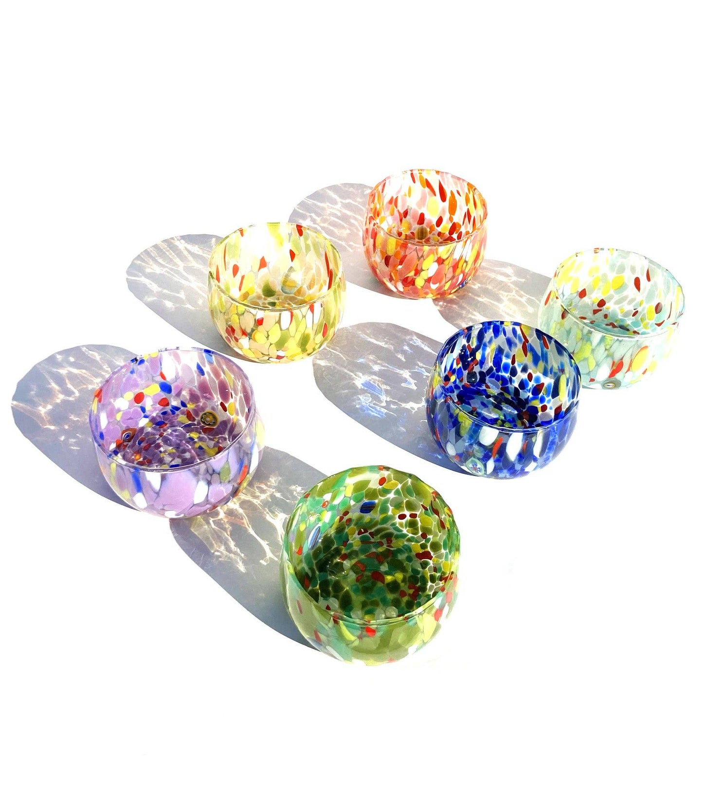 Hand Blown Glass Mini Bowls