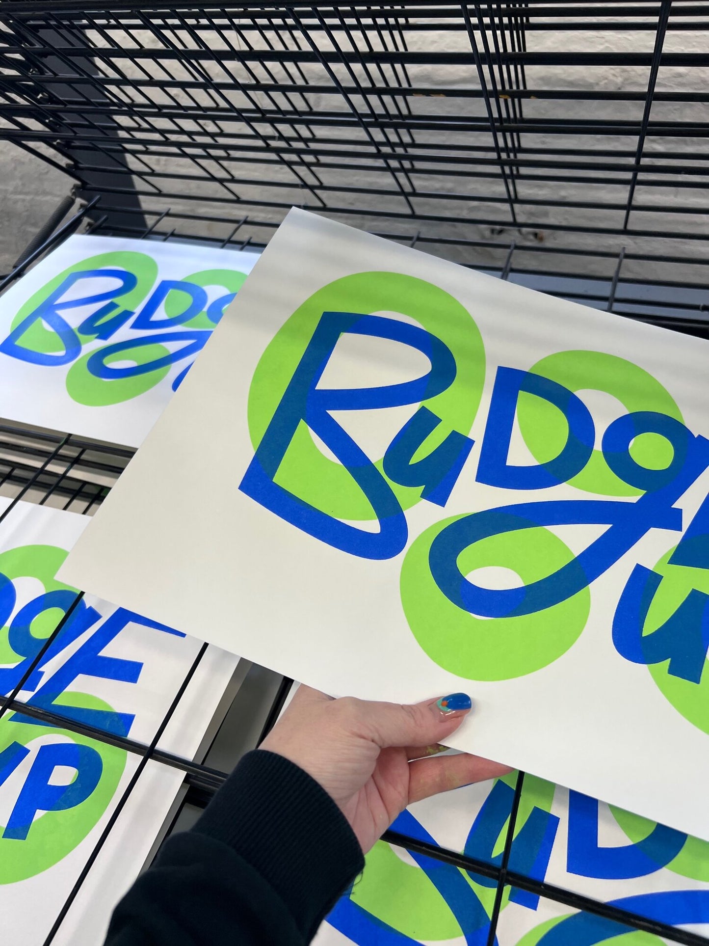 Budge Up Print