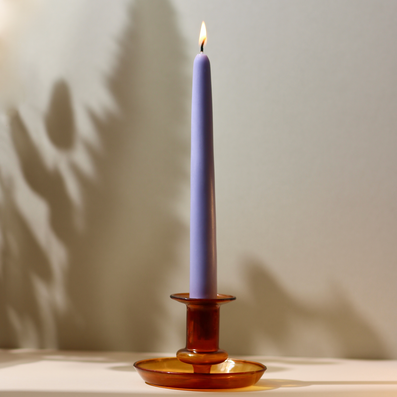 Soft Pastel Tones Beeswax & Soy Blend Thick Taper Candles