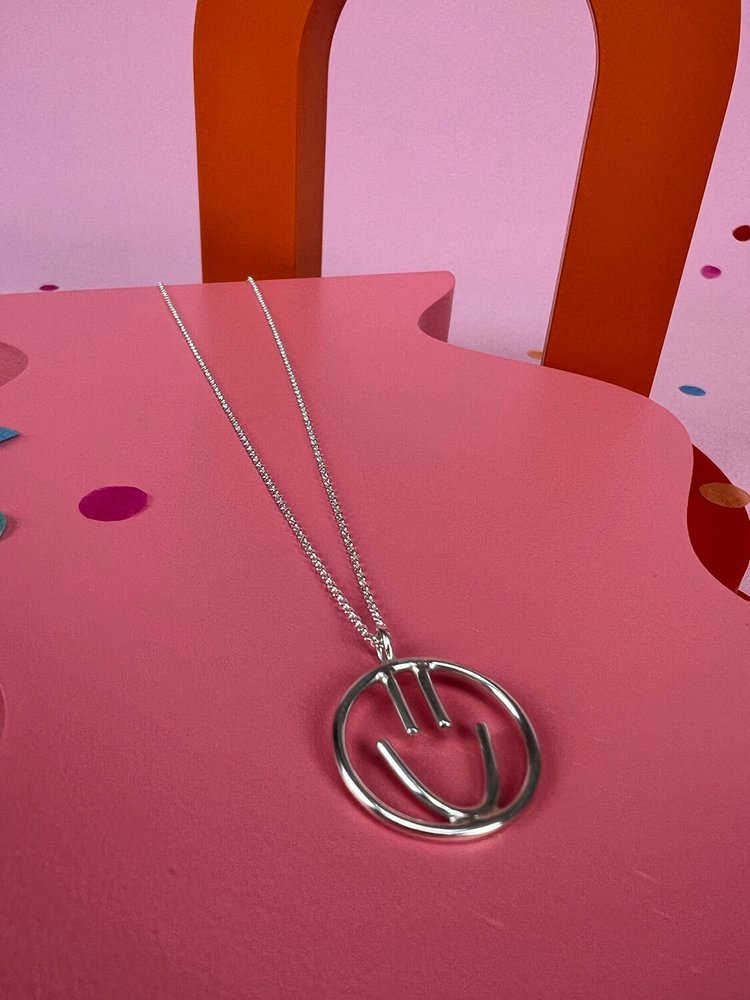 Small Smiley Necklace - KOLAB by Makers Quarter
