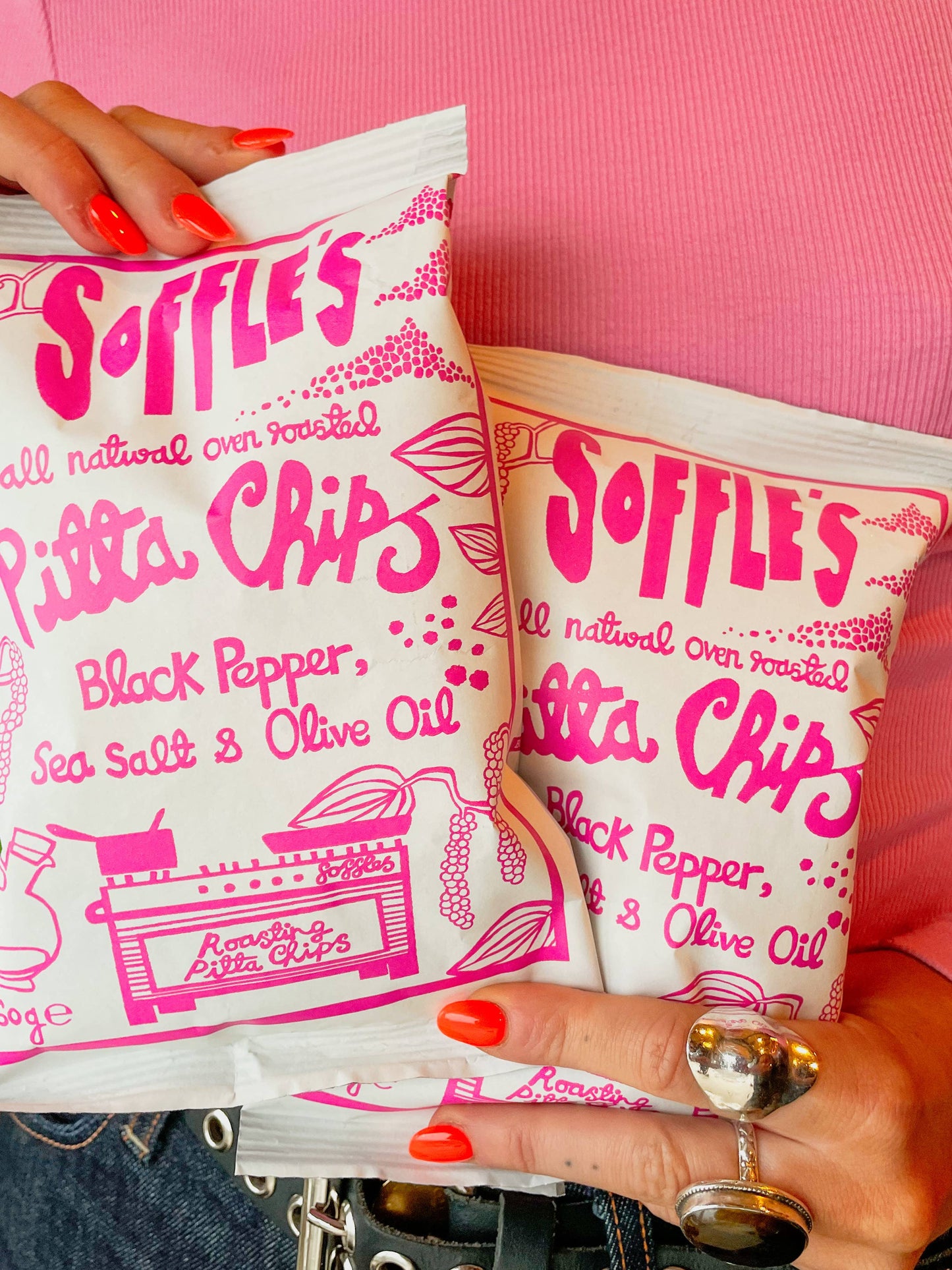 Black Pepper, Sea Salt, & Olive Oil Pitta Chips (15 x60g)