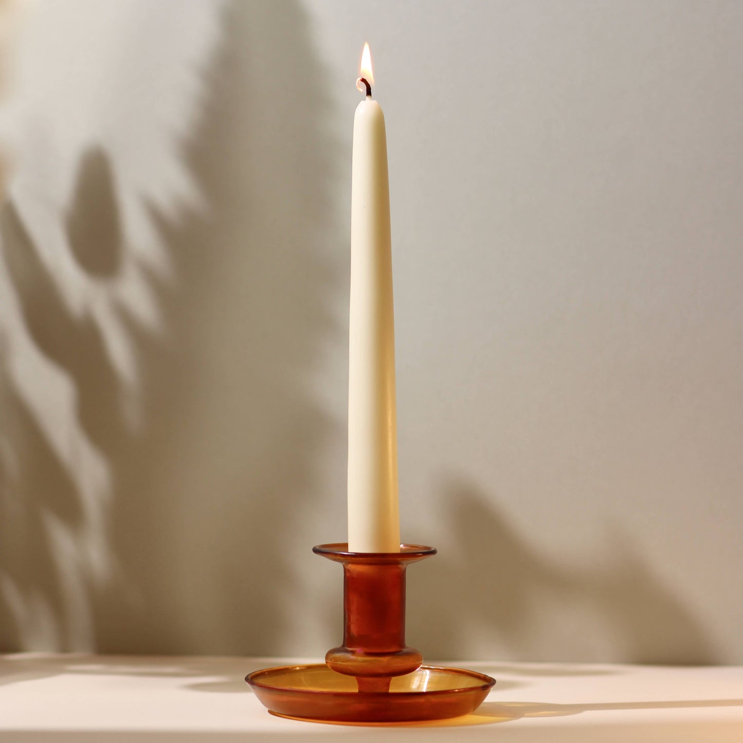 Soft Pastel Tones Beeswax & Soy Blend Thick Taper Candles