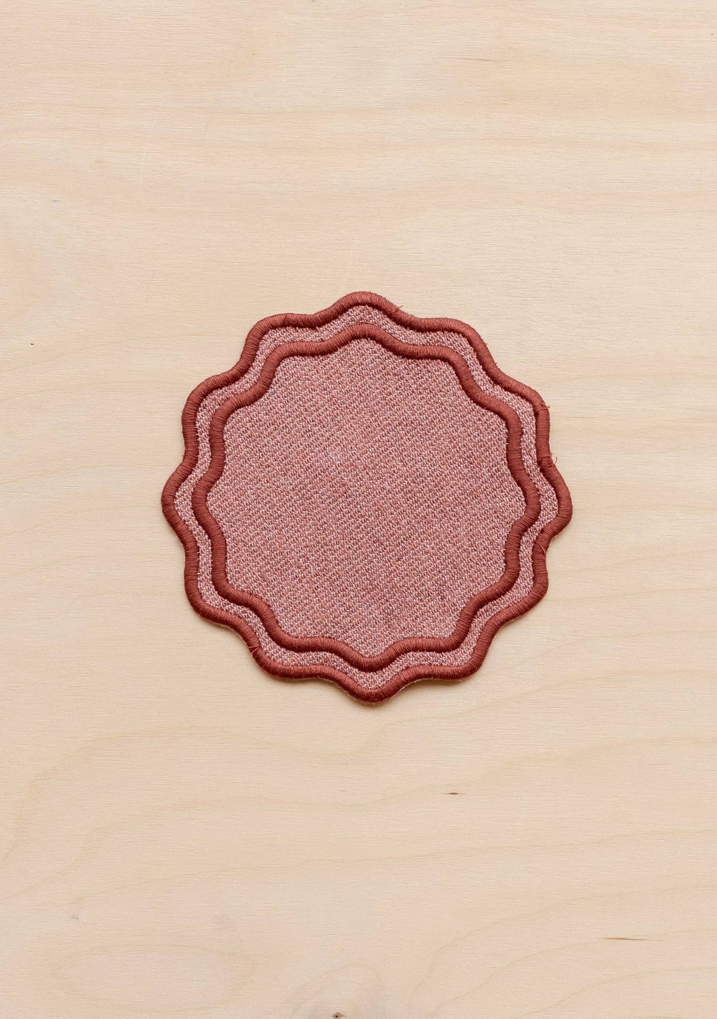 Cotton Coaster Set of 2 in Rose