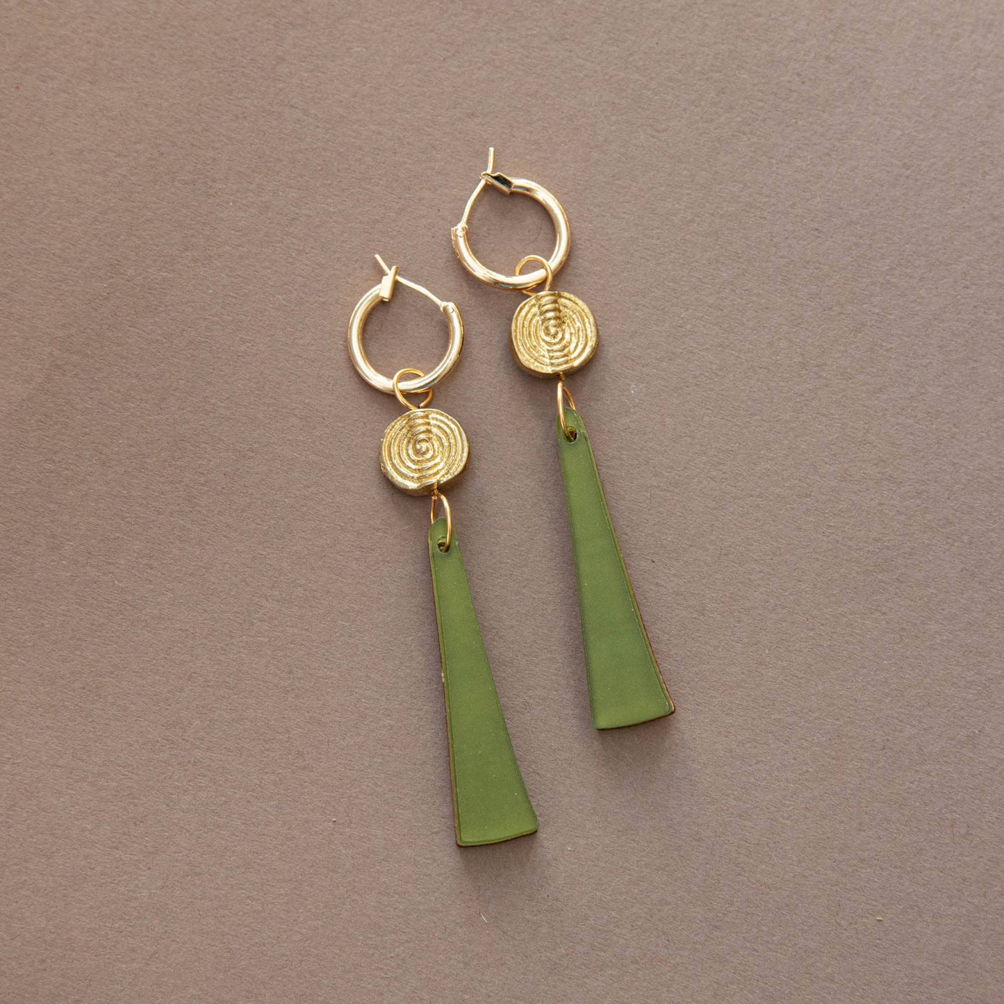 Power Drop Hoop Earrings - KOLAB by Makers Quarter