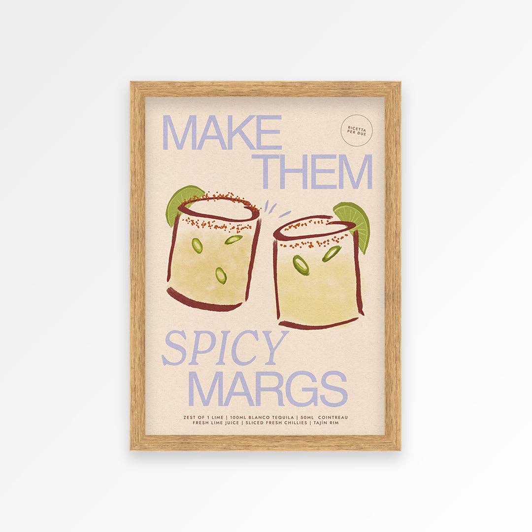Spicy Marg Print - KOLAB by Makers Quarter
