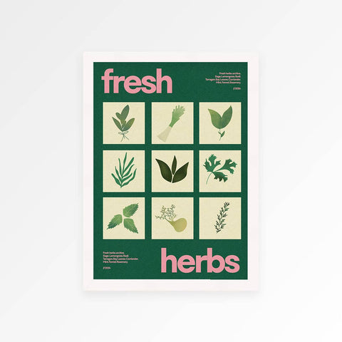Fresh Herbs Print - KOLAB by Makers Quarter