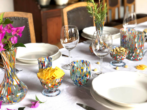 Hand Blown Glass Coffee Cup