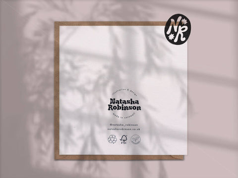 Perfect Match | Square Greetings Card | Love Couple Bright