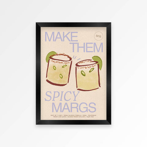 Spicy Marg Print - KOLAB by Makers Quarter