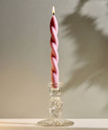 Soft Pastel Handmade Beeswax & Soy Blend Spiral Twist Candle - KOLAB by Makers Quarter