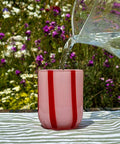 Atina Glassware - Pink & Red - KOLAB by Makers Quarter