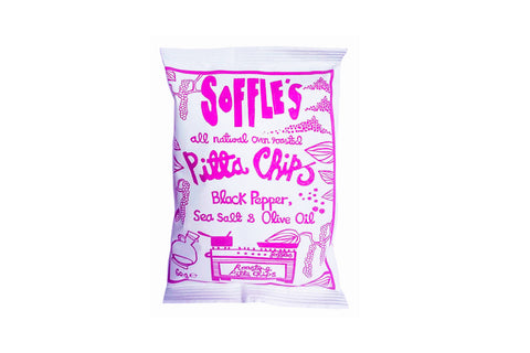 Black Pepper, Sea Salt, & Olive Oil  Pitta Chips (15 x60g)