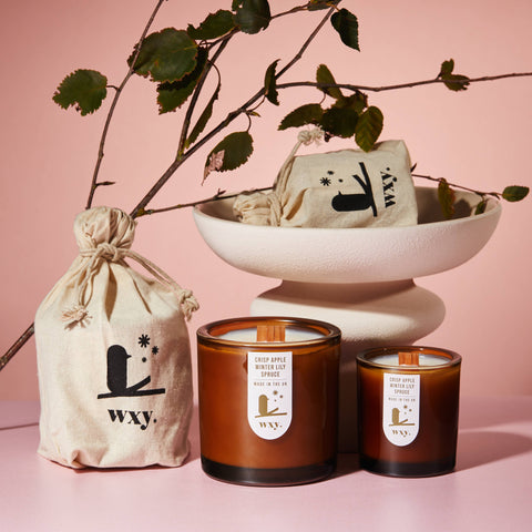 Big Amber Christmas Candle - KOLAB by Makers Quarter