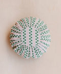 Cotton Cushion Cover in Green Stripe - KOLAB by Makers Quarter