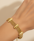 Noa Bracelet 18k Gold Plated Waterproof Jewellery Gift Box - KOLAB by Makers Quarter