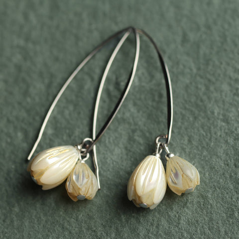 Pearl Snowdrop Earrings