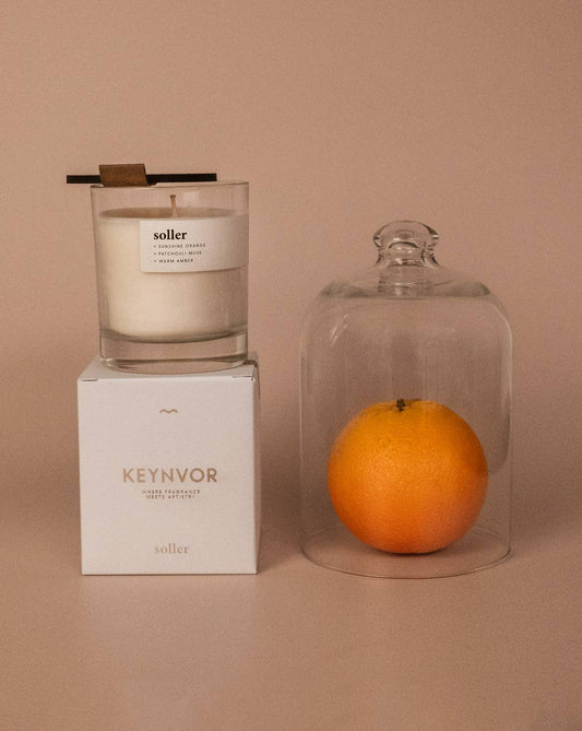 Soller | Warm Orange + Seared Amber | Premium Soy Wax