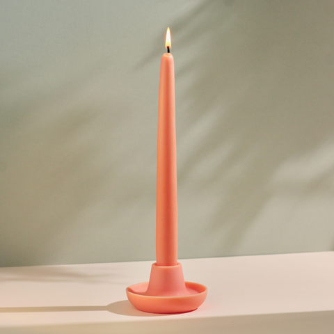 Pastel Handmade Beeswax & Soy Standing Taper Candles