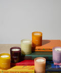Aura 7oz Candle - White Woods & Amber Down - KOLAB by Makers Quarter