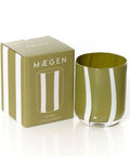 Atina Glassware - Olive & White - KOLAB by Makers Quarter