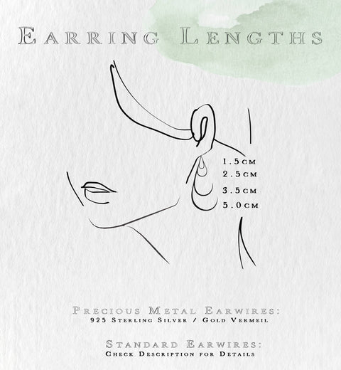 Abalone Pearl Fan Earrings