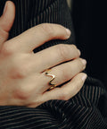 Gold Wave Ring, Waterproof - KOLAB by Makers Quarter