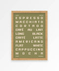 Coffee Guide Print - KOLAB by Makers Quarter