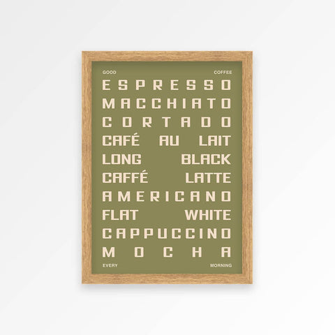 Coffee Guide Print - KOLAB by Makers Quarter