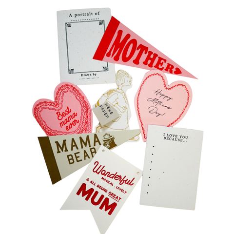 Best mama ever cake heart card - KOLAB by Makers Quarter