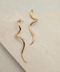 Everyday Gold Statement Swirl Earrings - KOLAB by Makers Quarter