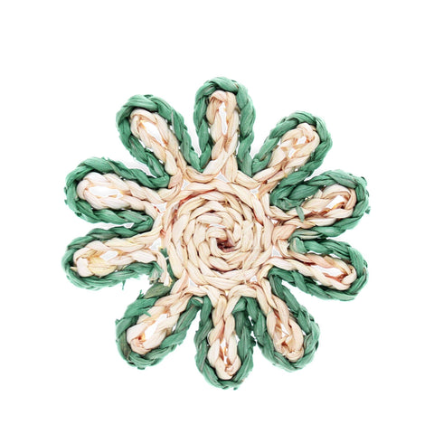 Corn Husk Coaster - Blue