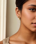 Emerald Pearl Drop Earrings - KOLAB by Makers Quarter