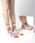 Flower Garden Sheer Socks - Yellow - KOLAB by Makers Quarter