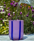 Atina Glassware - Lilac & Navy - KOLAB by Makers Quarter