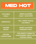 Green Jalapeno & Dill Pickle 150g (Medium) - KOLAB by Makers Quarter