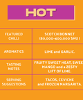 Scotch Bonnet, Mango & Lime Chilli Sauce 150g (Hot) - KOLAB by Makers Quarter