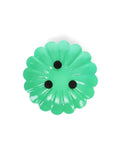 Enamel Flat Flower Candle Holder - Green - KOLAB by Makers Quarter