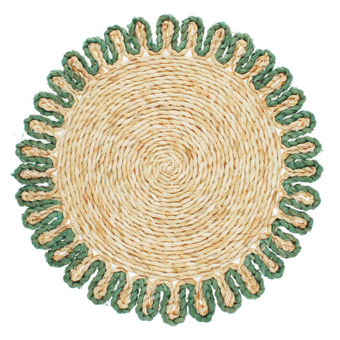 Corn Husk Placemat - Blue