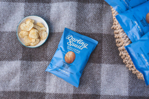 Darling Spuds Sea salt & Chardonnay Vinegar 40g hand cooked