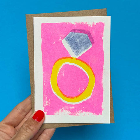 Greeting Card Engagement | Engagement Card - KOLAB by Makers Quarter