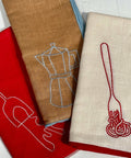 Linen Blend Napkins - Spaghetti (Set of 2) - KOLAB by Makers Quarter