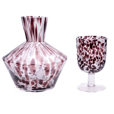 Red Wine Print Wine Glass