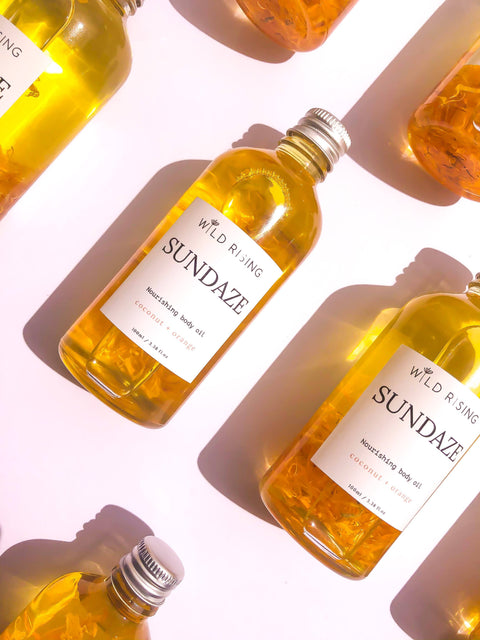 Calendula Infused Coconut & Orange Body Massage Oil