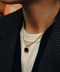 Gold Rope Chain Pendant Necklace, Waterproof - KOLAB by Makers Quarter