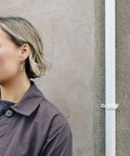 Silver Elongated Drop Earrings, Waterproof - KOLAB by Makers Quarter