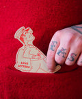 Hank the postman Valentines card - KOLAB by Makers Quarter